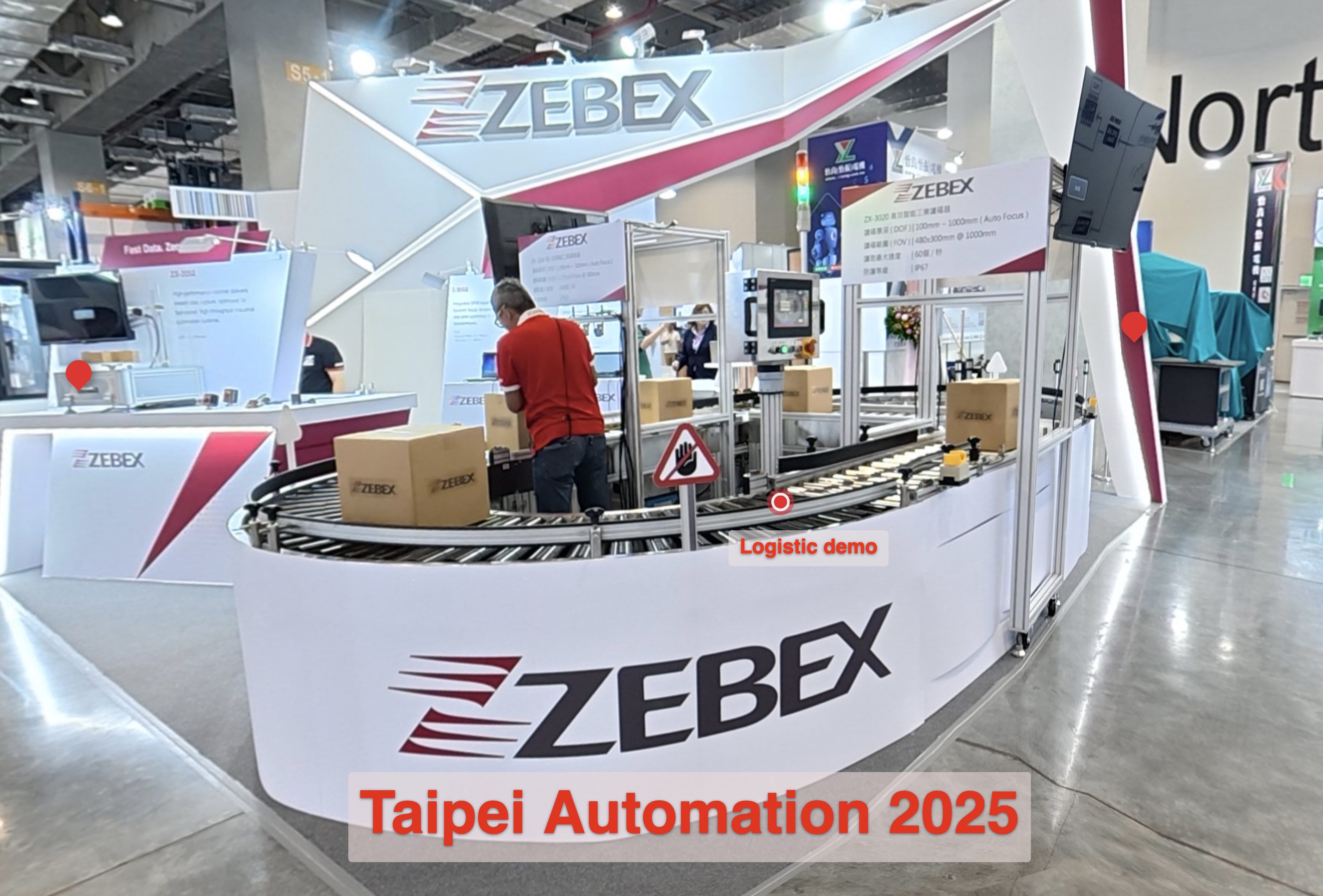 Zebex — Taipei Automation 2025 展場實景