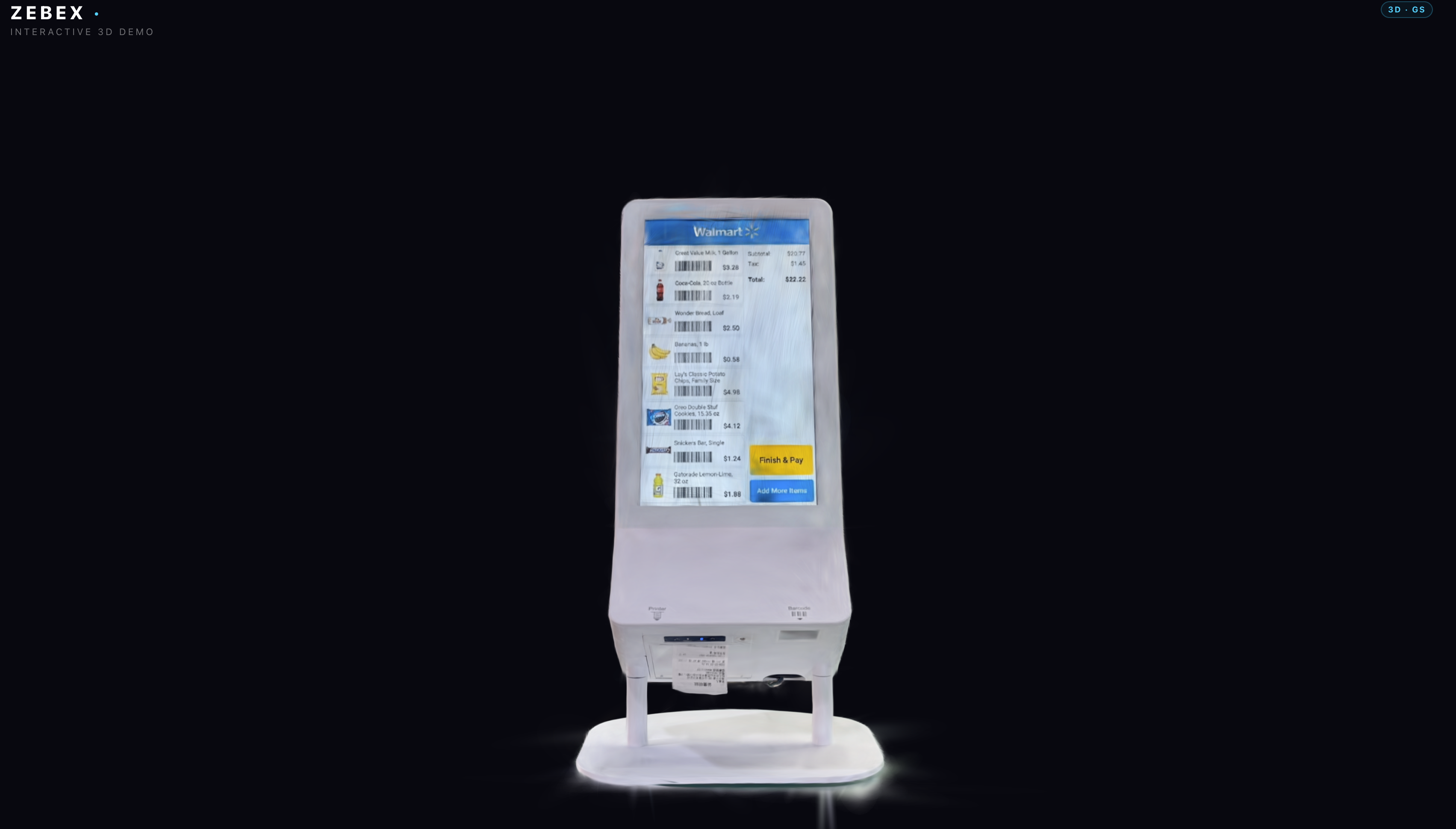 Zebex AI Kiosk — 互動展示 demo